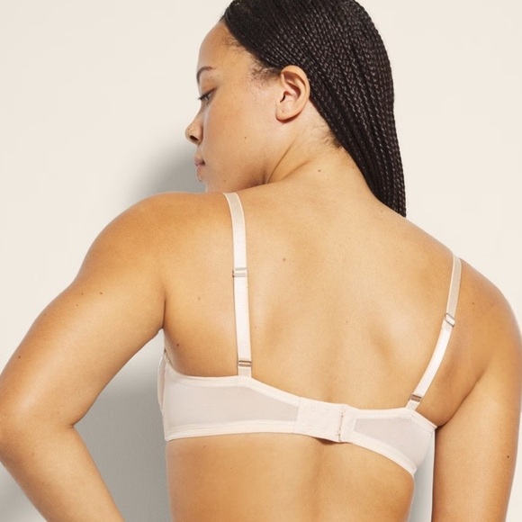 NWT Soma Sensuous Lace Unlined Underwire Bra 34 D Mochaccino Black #0551 - Picture 14 of 15